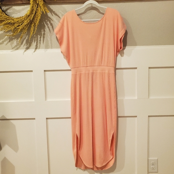 Anthropologie Daily Practice Doman Sleeve Dress, Small, NWT, Apricot Col… - Picture 1 of 16